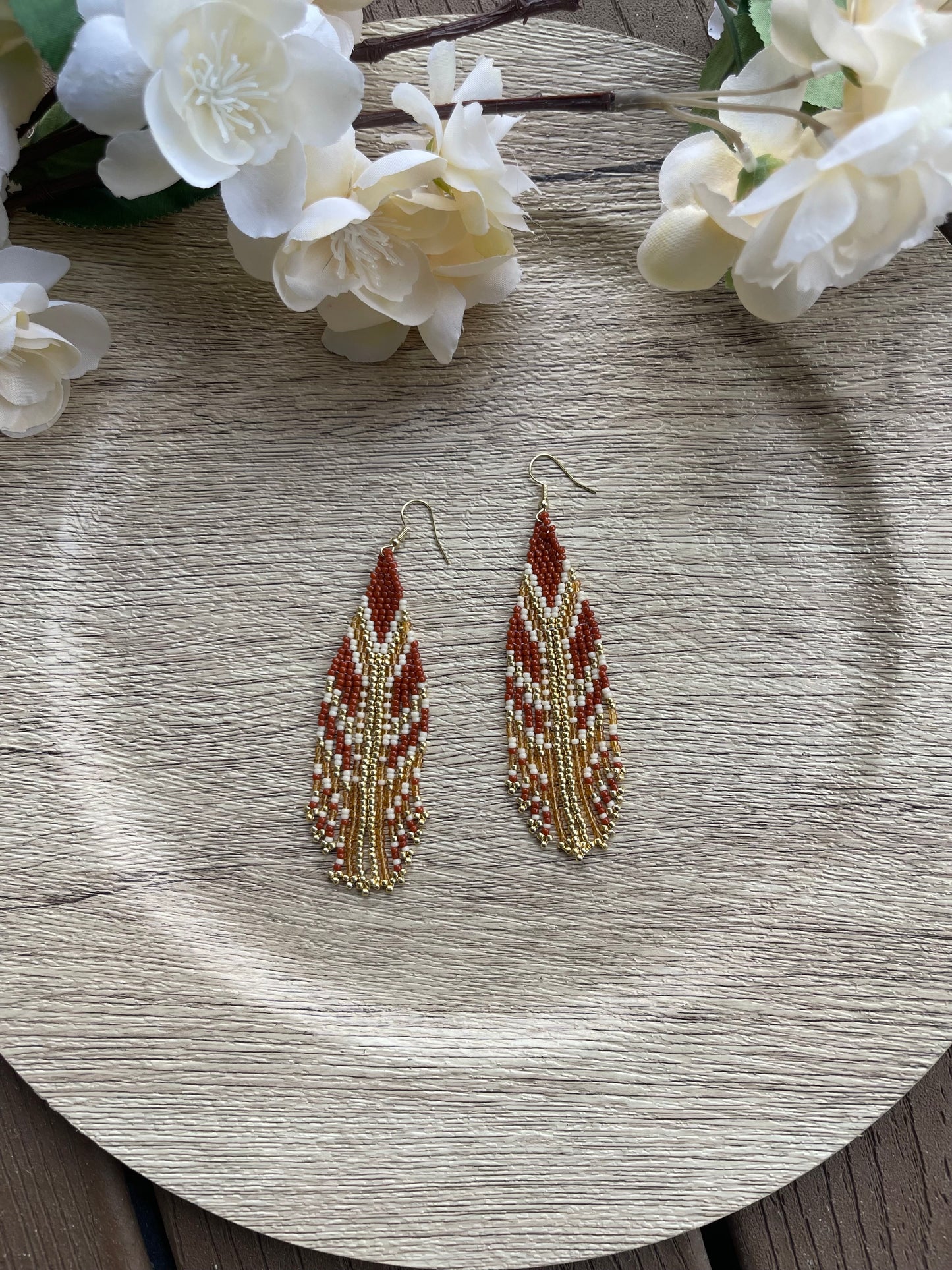 Rust and Gold Fringe