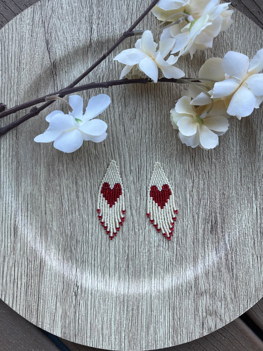 Red Heart Earrings