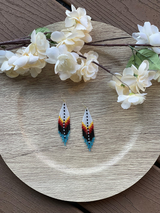 Bright Fringe Earrings