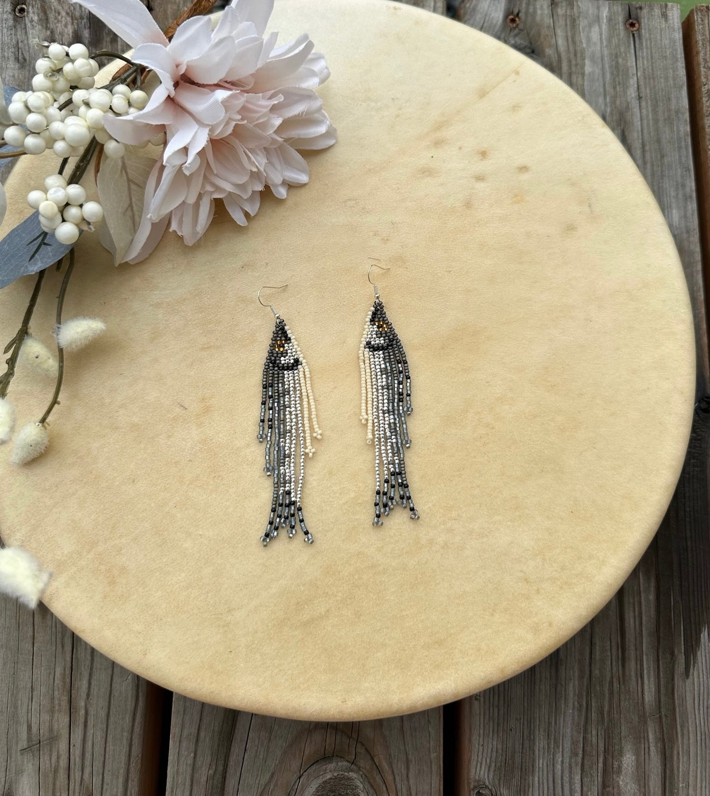 Alaskan Silver Salmon Earrings